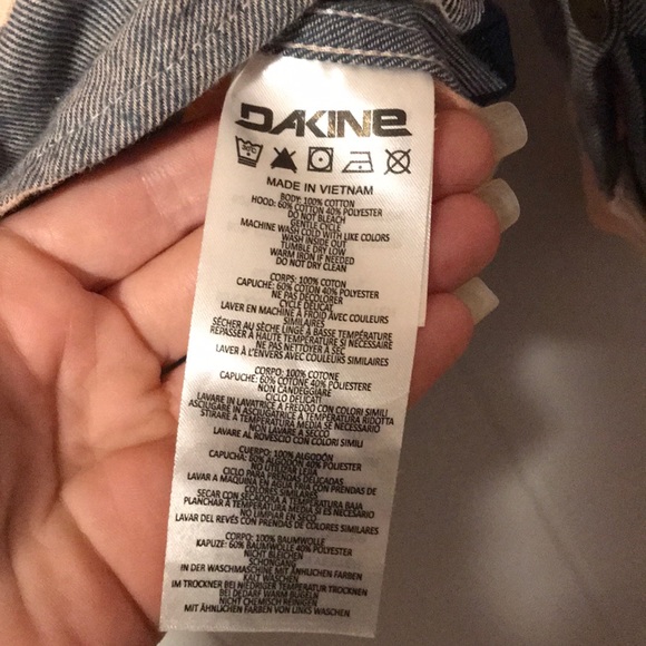 Dakine Hooded Flannel Plaid Shirt - Picture 6 of 6